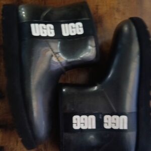 UGG Glossy Black Boots